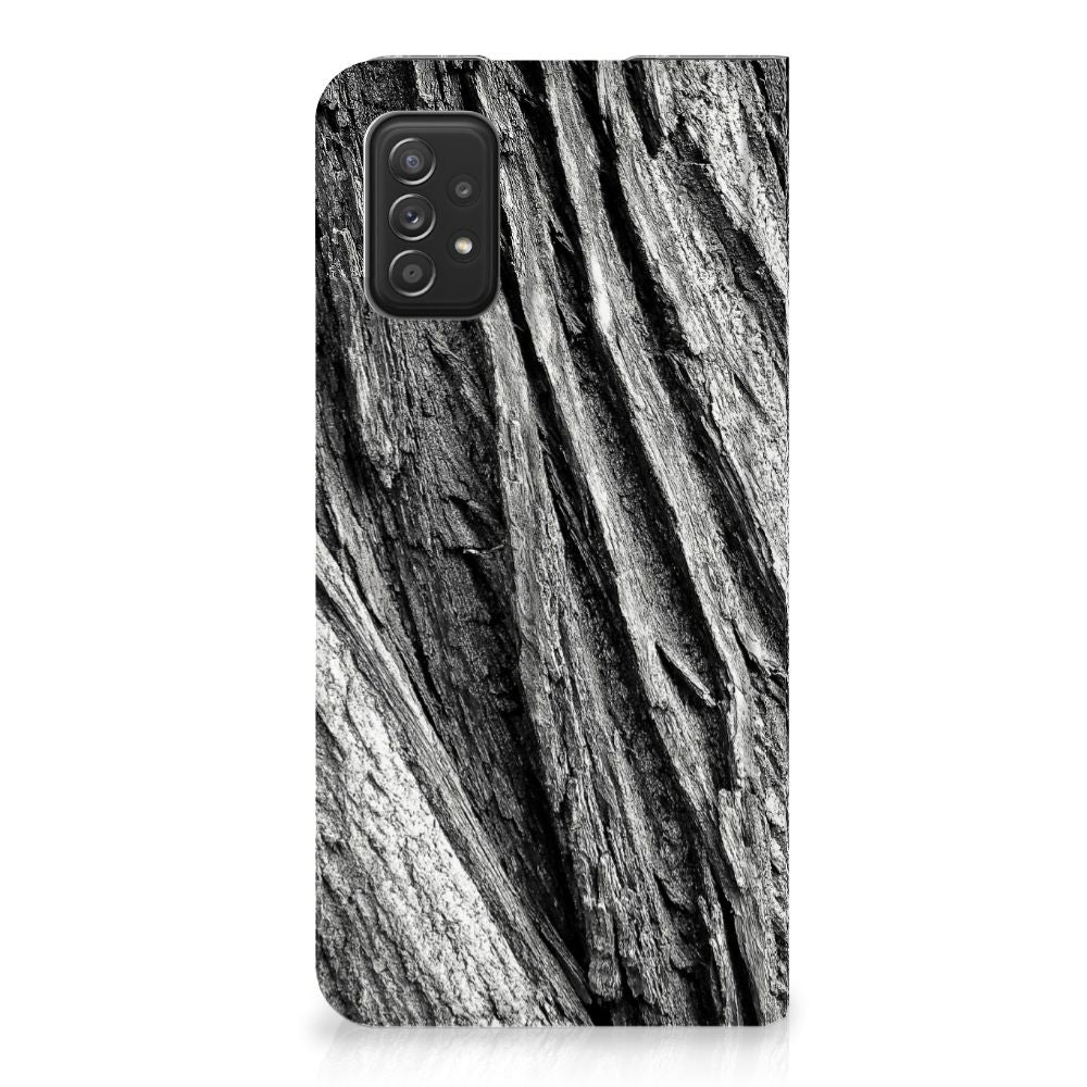 Book Wallet Case Samsung Galaxy A03s Boomschors Grijs - B2C Telecom
