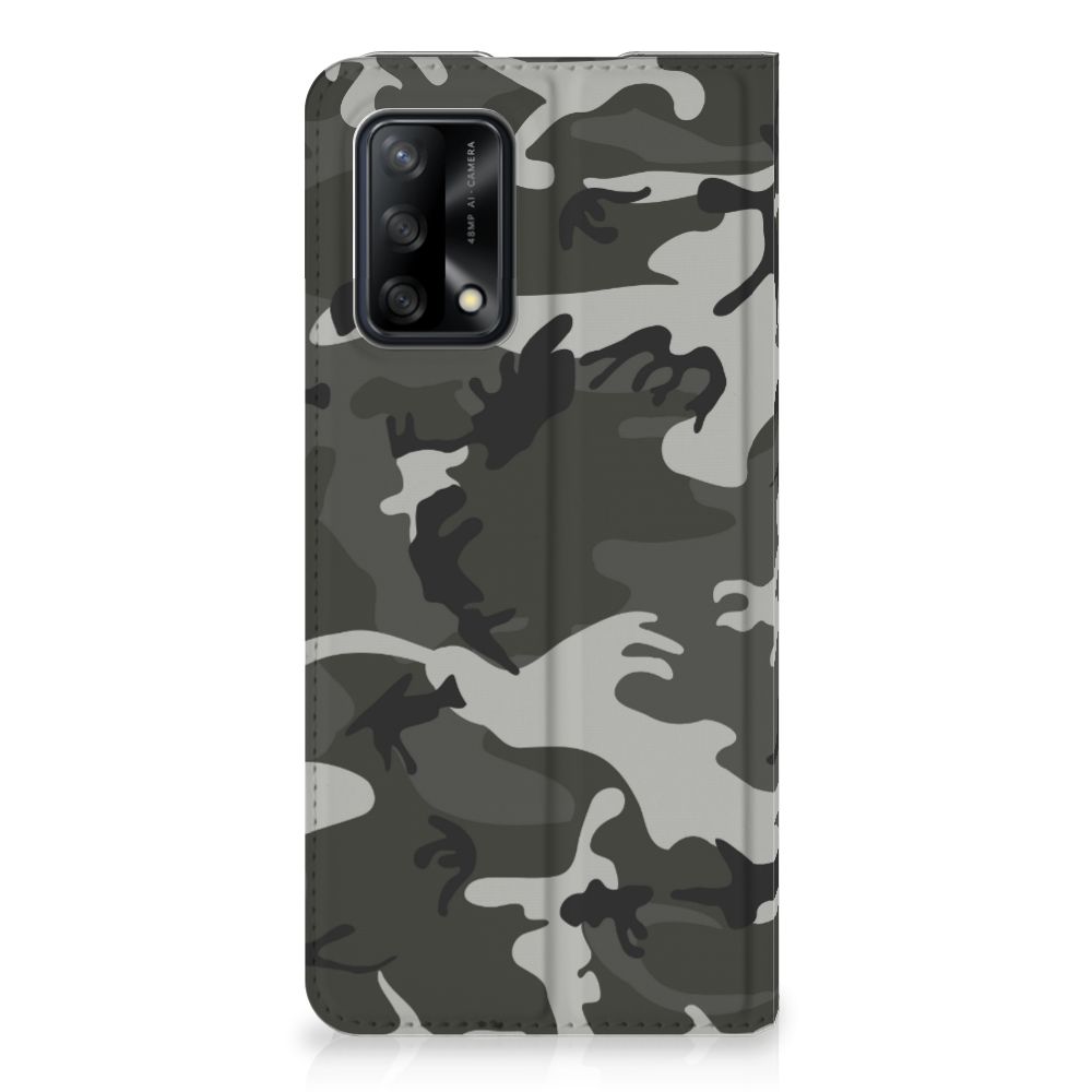 OPPO A74 4G Hoesje met Magneet Army Light - B2C Telecom