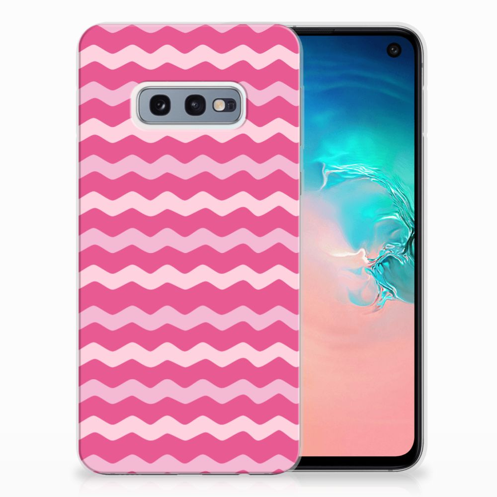 Samsung Galaxy S10e TPU bumper Waves Pink