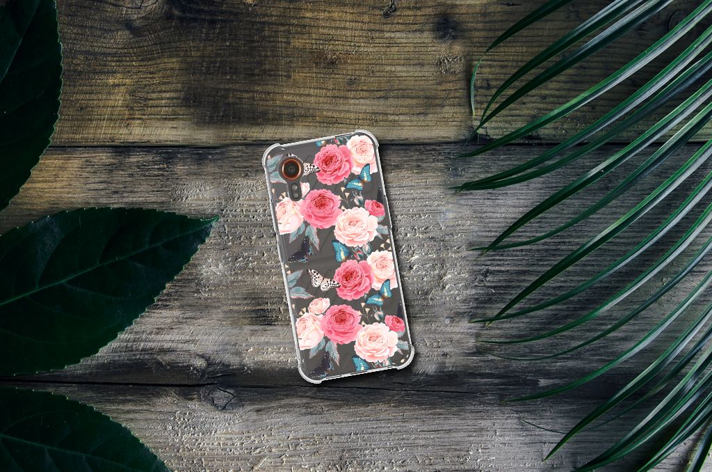 Samsung Galaxy Xcover 7 Case Butterfly Roses B2C Telecom