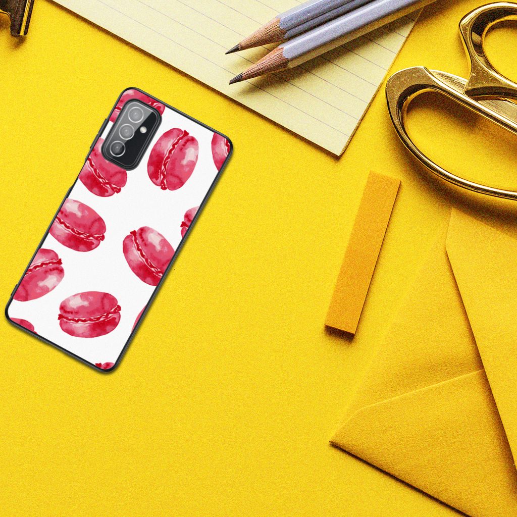 Samsung Galaxy M52 Back Cover Hoesje Pink Macarons B2C Telecom