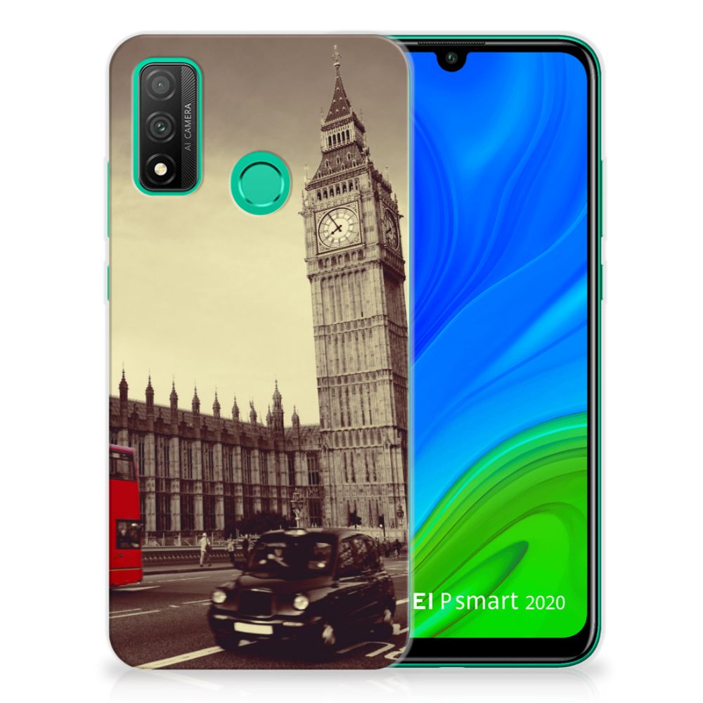 Huawei P Smart 2020 Siliconen Back Cover Londen