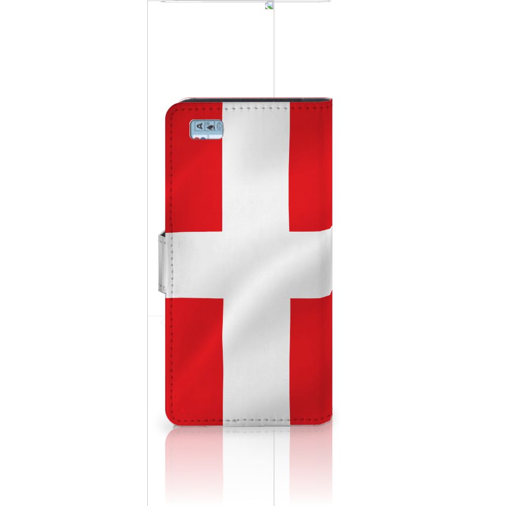 Huawei Ascend P8 Lite Bookstyle Case Denemarken