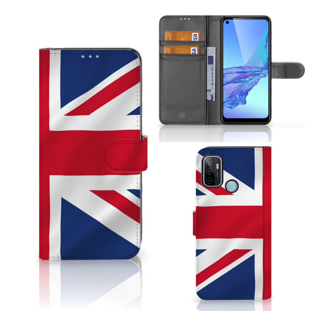 OPPO A53 | OPPO A53s Bookstyle Case Groot-Brittannië