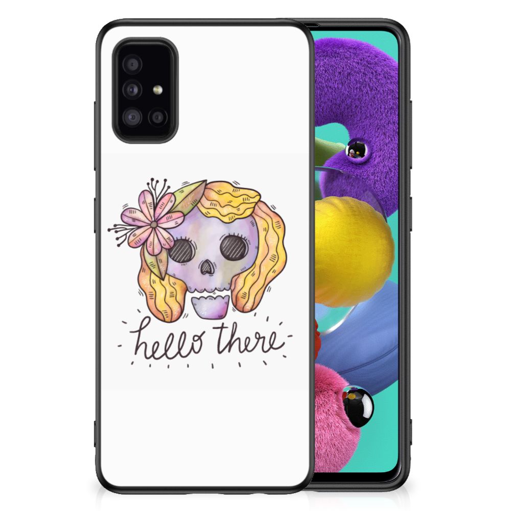 Mobiel Case Samsung Galaxy A51 Boho Skull