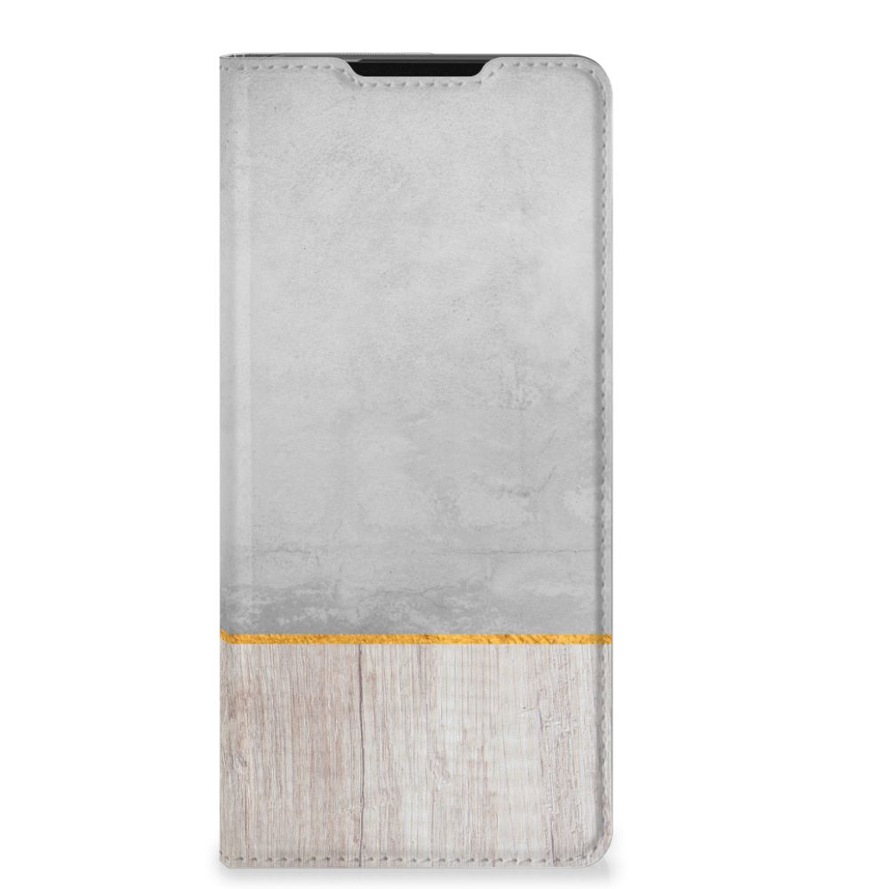 Samsung Galaxy S21 Ultra Book Wallet Case Wood Concrete - B2C Telecom