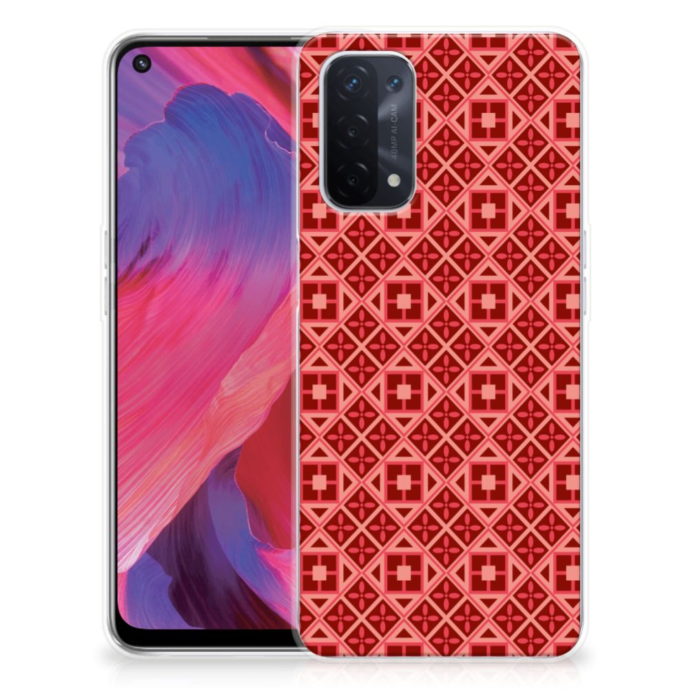 OPPO A93 5G TPU bumper Batik Rood