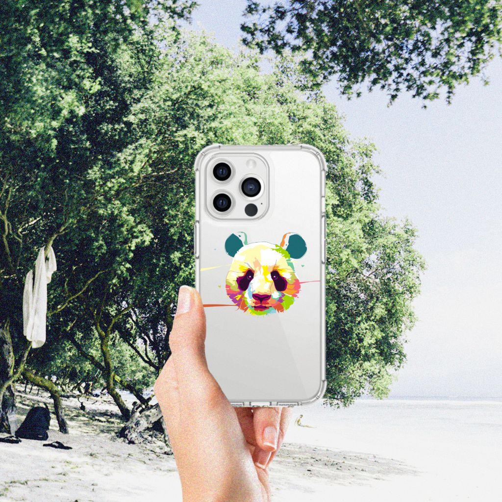 iPhone 13 Pro Max Stevig Bumper Hoesje Panda Color - B2C Telecom