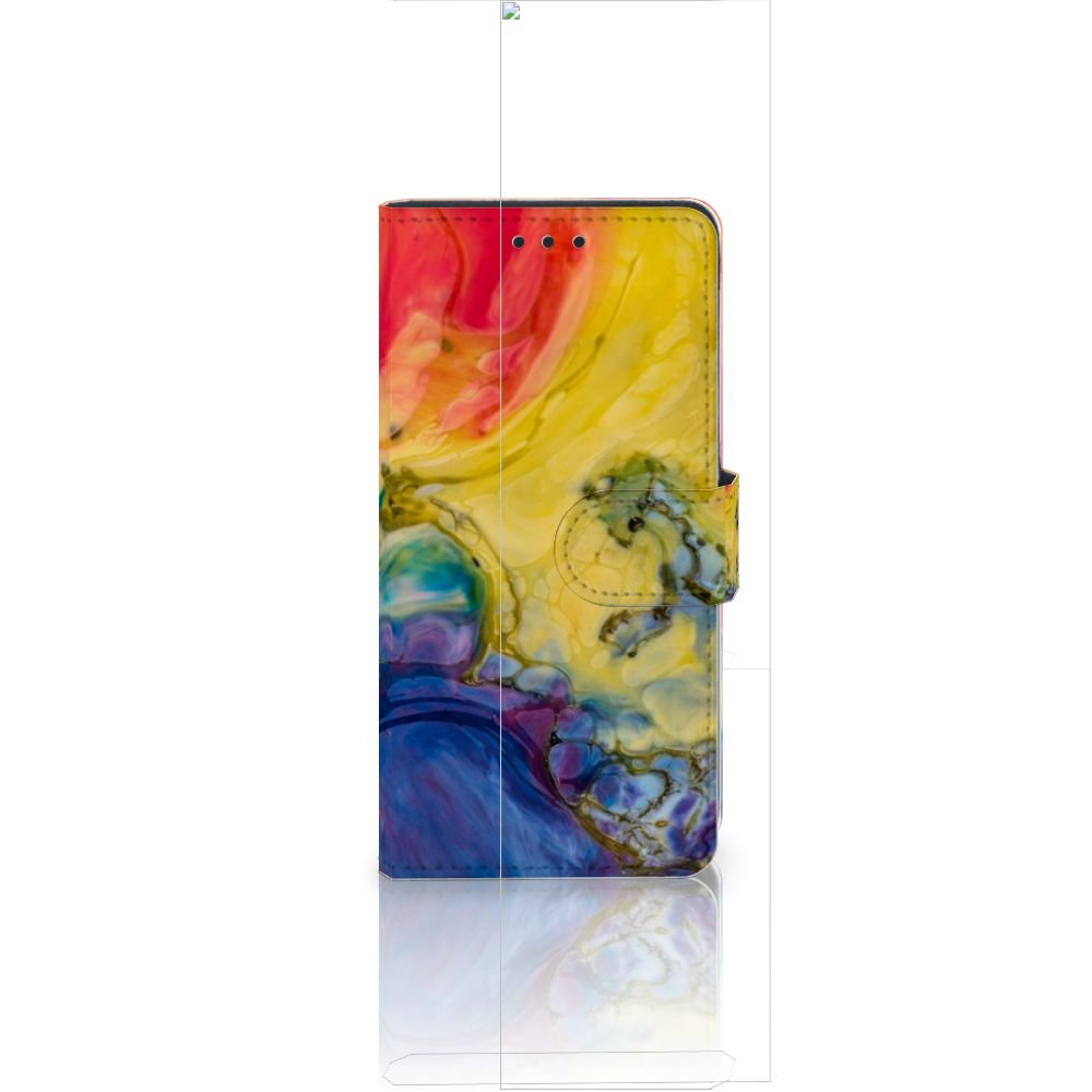 Hoesje Huawei Ascend P8 Lite Watercolor Dark