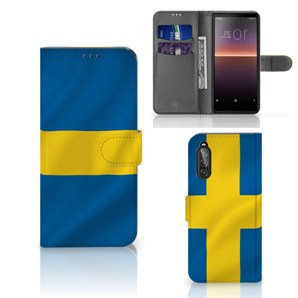 Sony Xperia 10 II Bookstyle Case Zweden