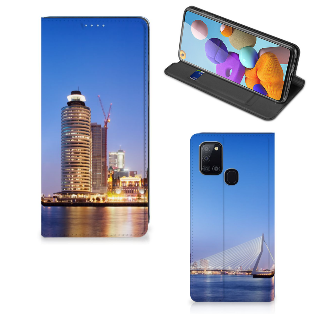 Samsung Galaxy A21s Book Cover Rotterdam - B2C Telecom