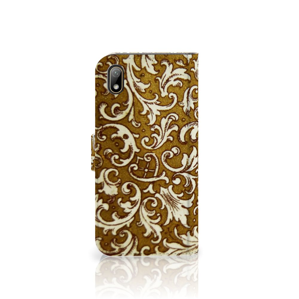 Wallet Case Huawei Y5 (2019) Barok Goud