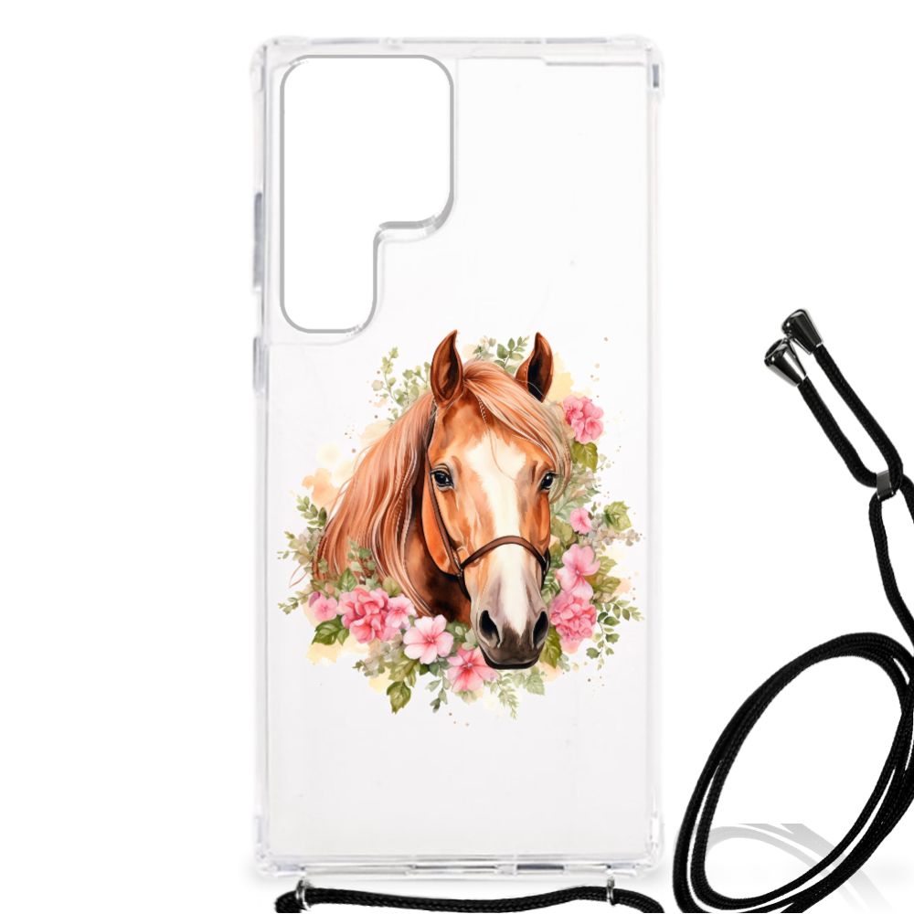 Case Anti-shock voor Samsung Galaxy S23 Ultra Paard