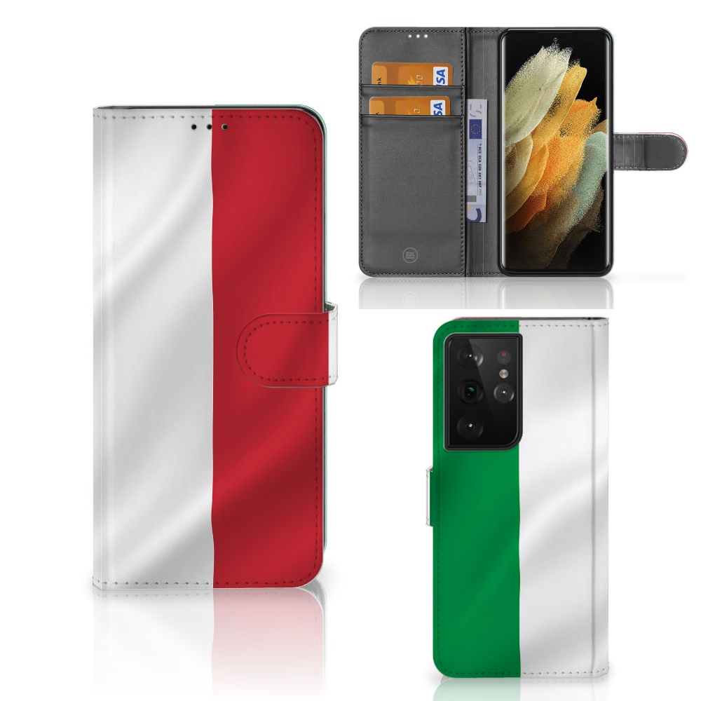 Samsung Galaxy S21 Ultra Bookstyle Case Italië
