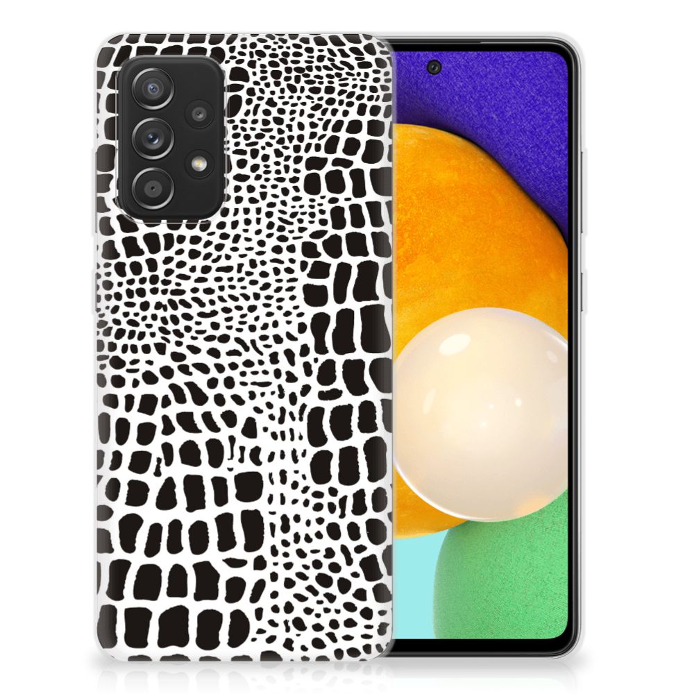 Samsung Galaxy A52 (5G/4G) TPU Hoesje Slangenprint