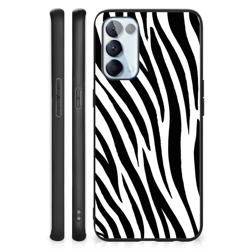 OPPO Reno5 5G | Find X3 Lite Dierenprint Telefoonhoesje Zebra