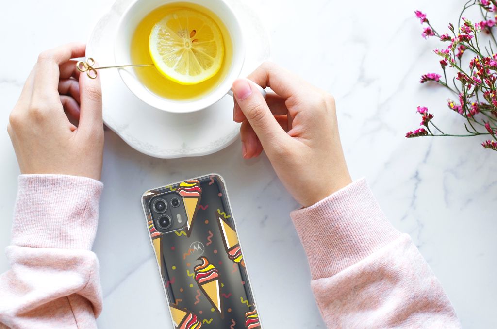 Motorola Edge 20 Lite Siliconen Case Icecream B2C Telecom