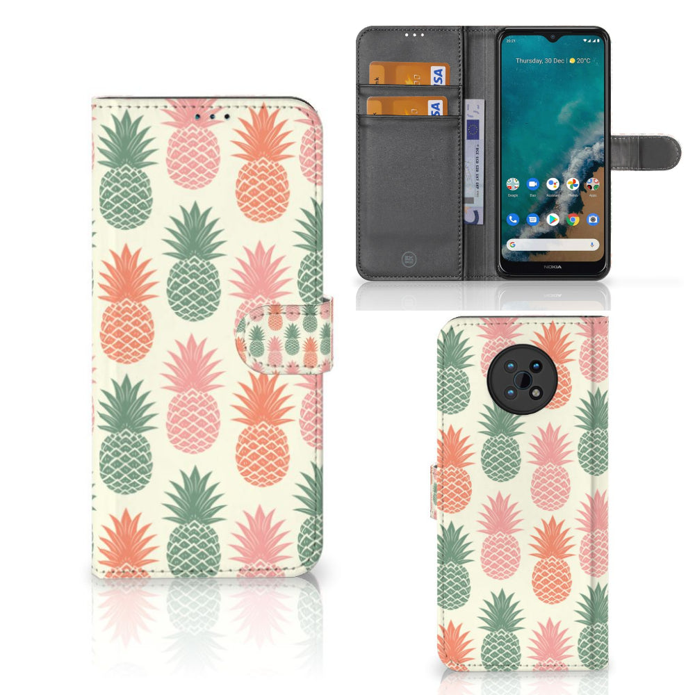 Nokia G50 Book Cover Ananas