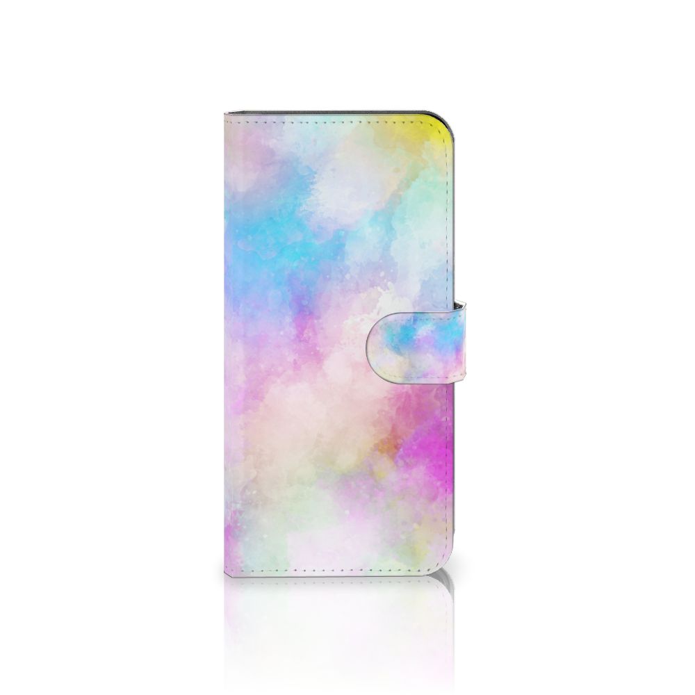 Hoesje Motorola Moto G62 5G Watercolor Light met pastelkleuren en unieke waterverf stijl.
