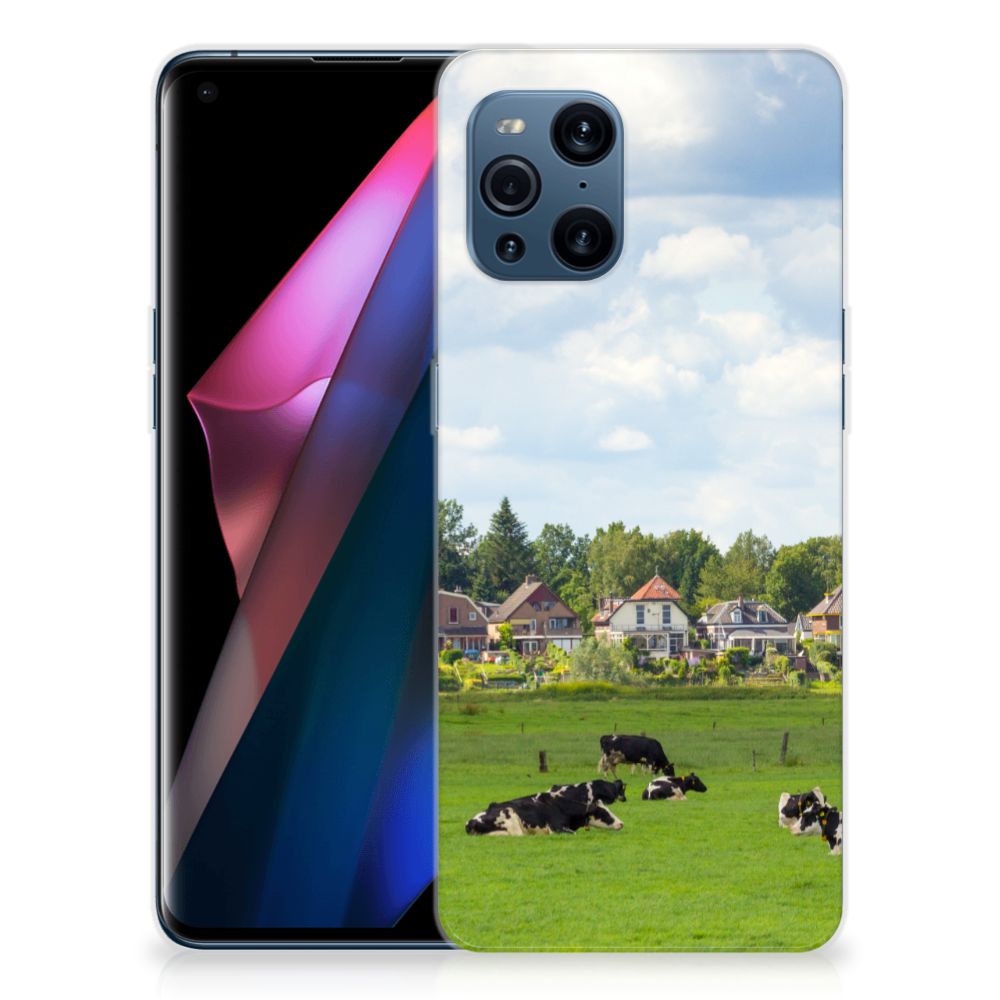 OPPO Find X3 | X3 Pro TPU Hoesje Koeien