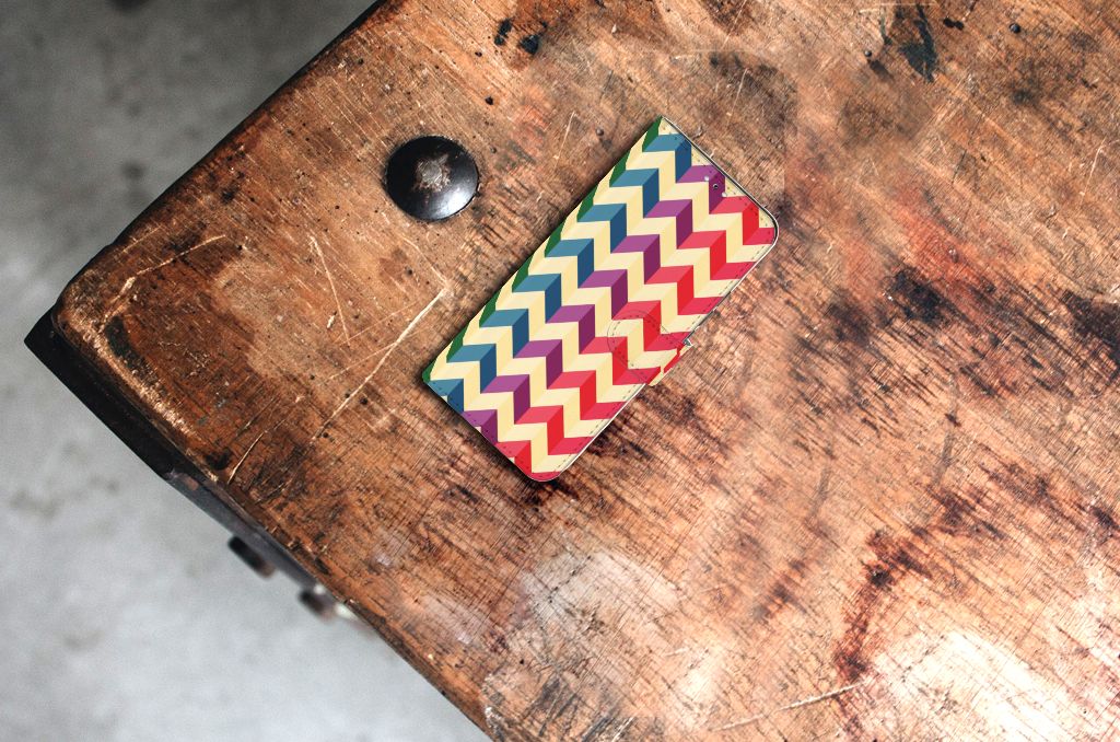 Samsung Galaxy S22 Plus Telefoon Hoesje Zigzag Multi Color