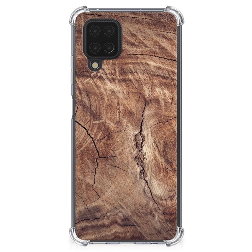 Samsung Galaxy A12 Stevig Telefoonhoesje Tree Trunk