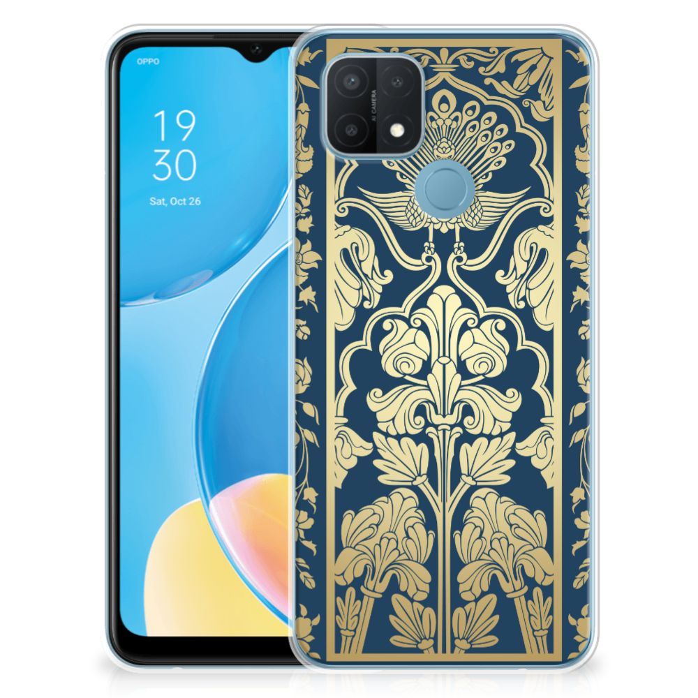 OPPO A15 TPU Case Beige Flowers B2C Telecom