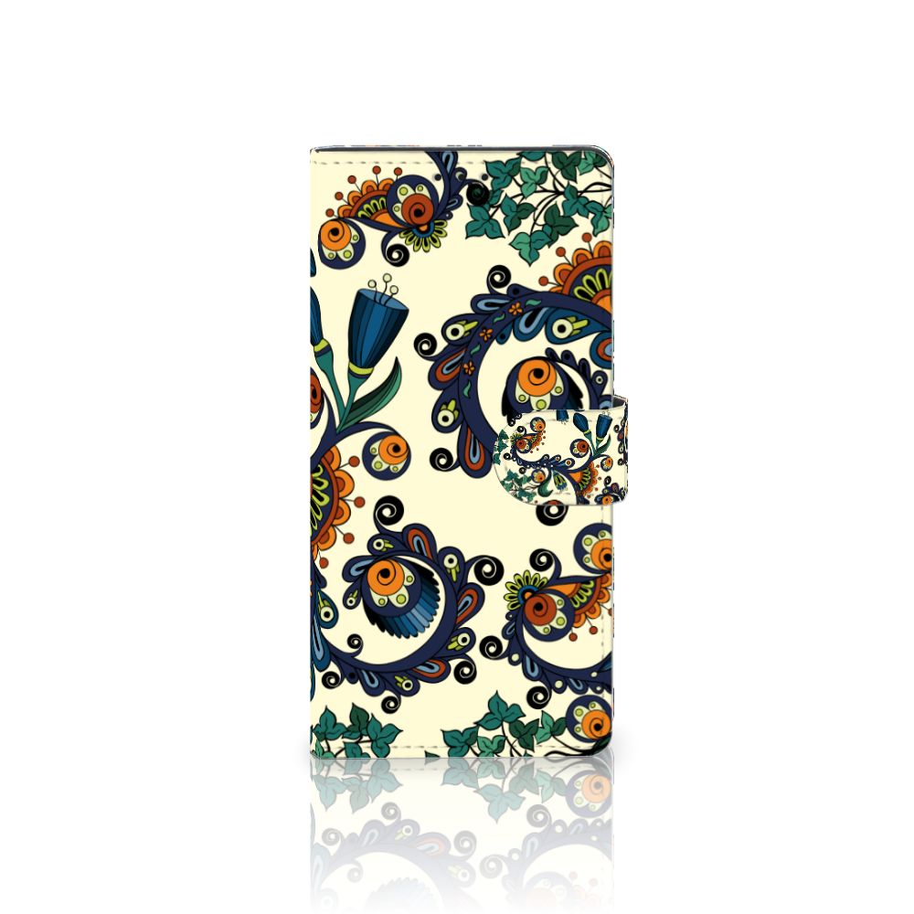 Wallet Case Samsung Galaxy A02s | M02s Barok Flower