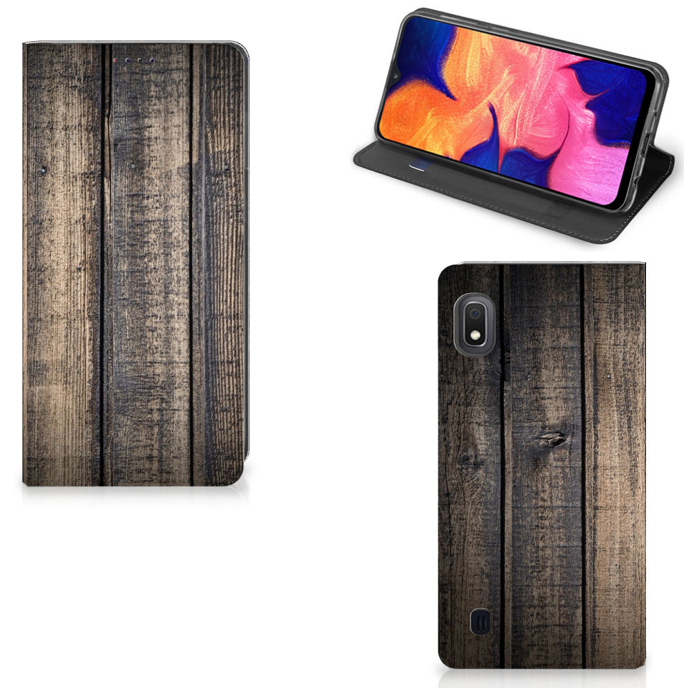 Samsung Galaxy A10 Book Wallet Case Steigerhout