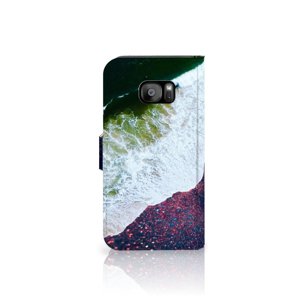 Samsung Galaxy S7 Edge Book Case Sea in Space