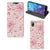 Huawei Y5 (2019) Smart Cover Pink Flowers