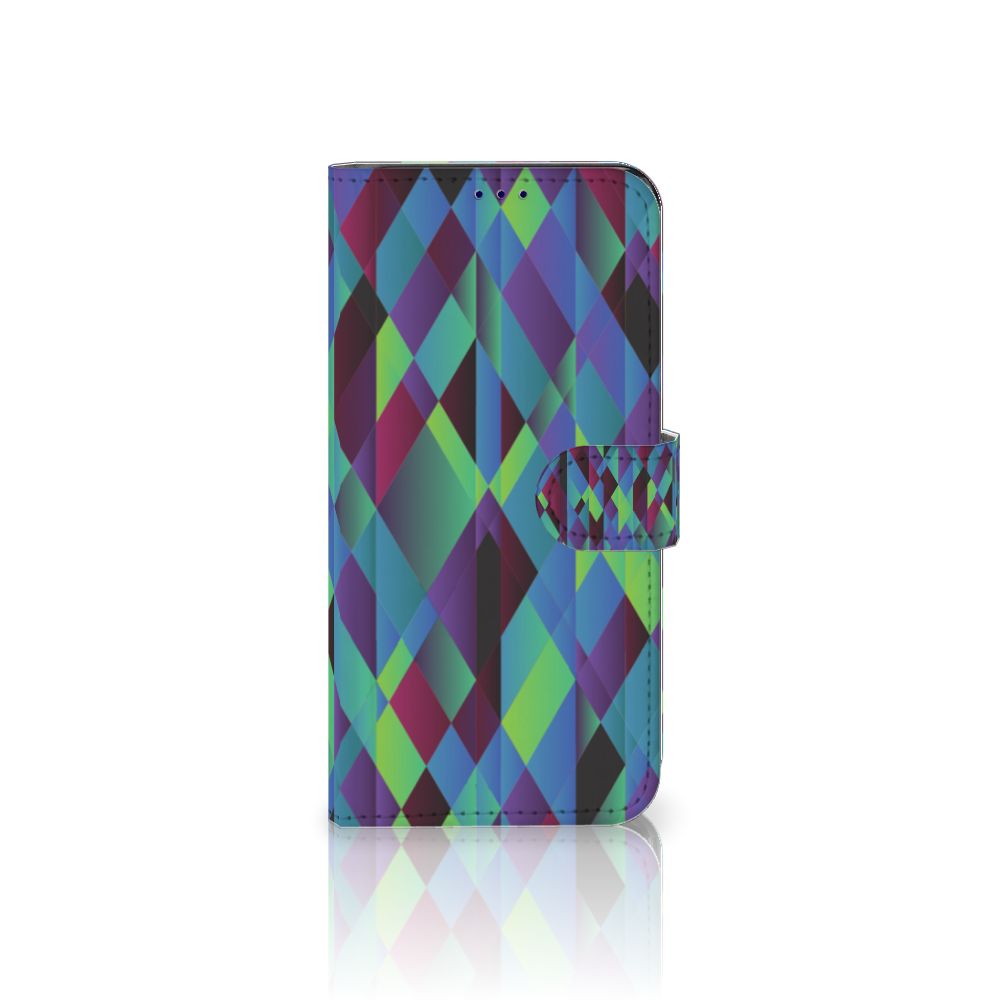 OnePlus Nord CE 2 Book Case Abstract Green Blue