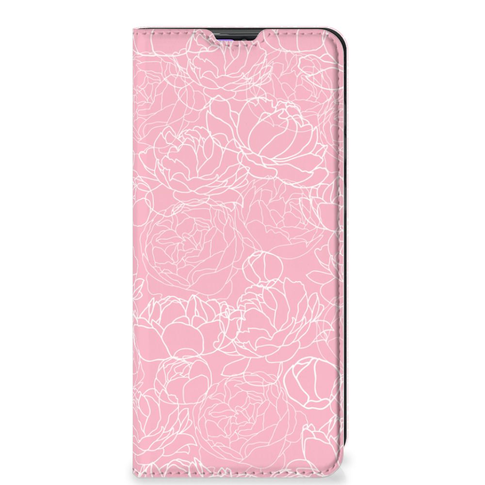 Samsung Galaxy A31 Smart Cover White Flowers - B2C Telecom