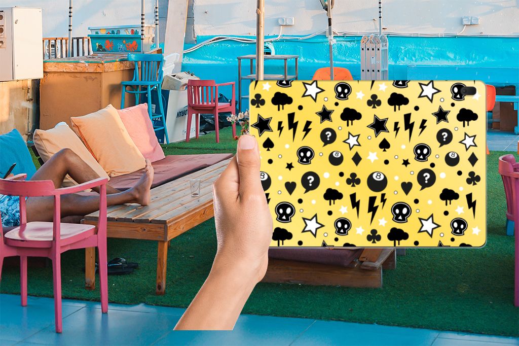 Tablet BackCover Lenovo Tab E10 Punk Geel