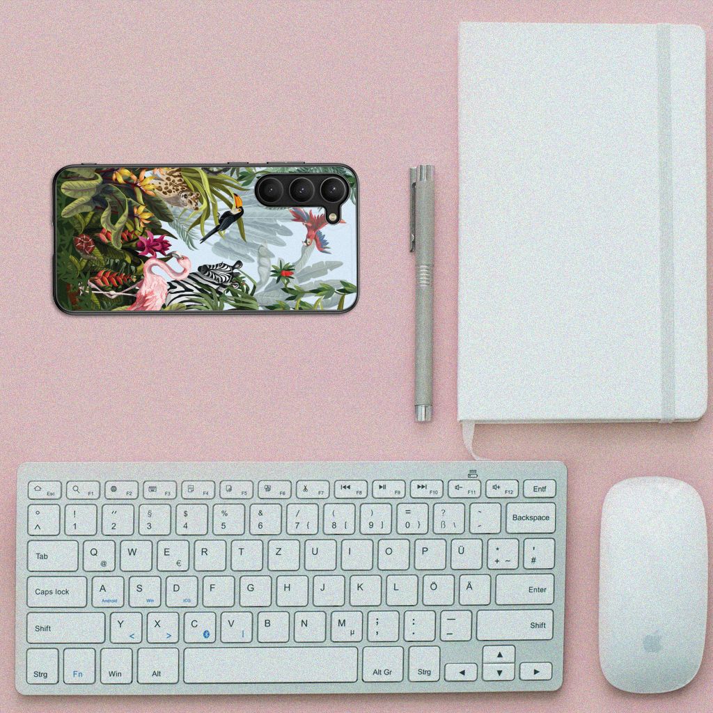 Dierenprint Telefoonhoesje voor Samsung Galaxy S23 Plus Jungle B2C Telecom