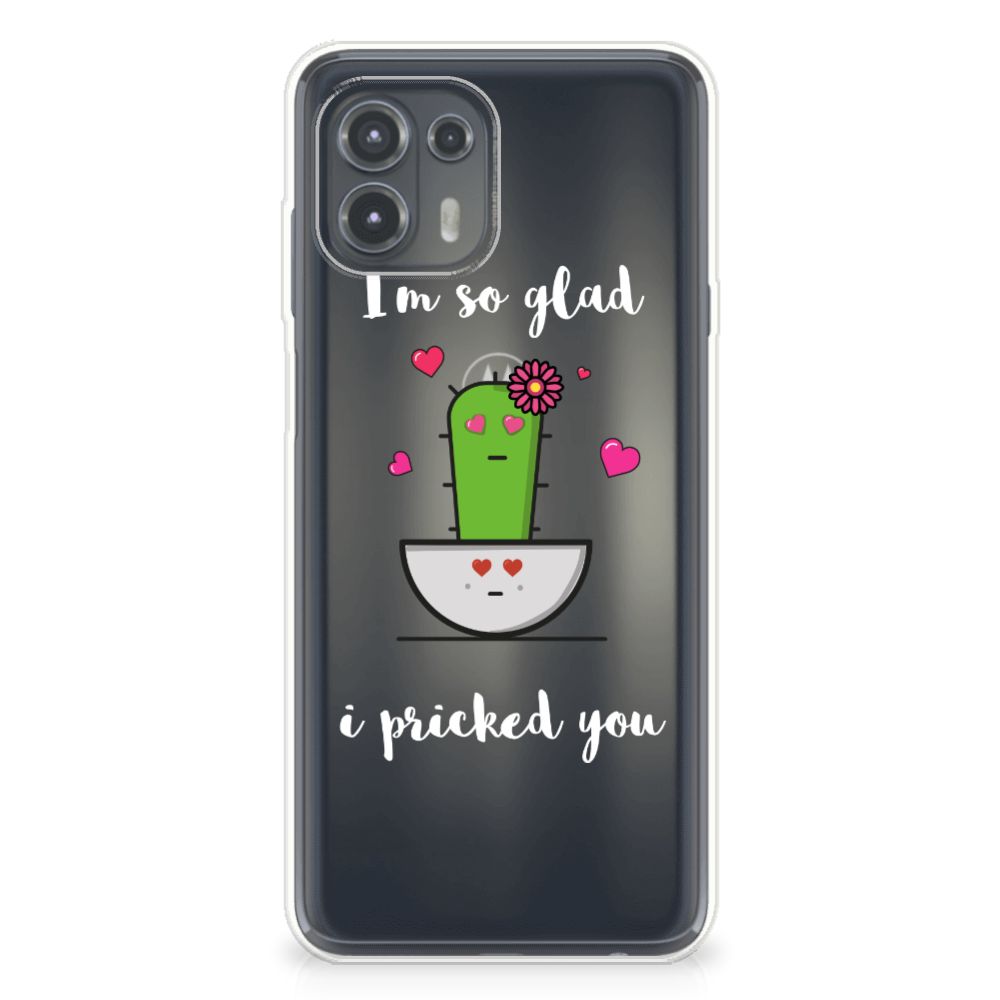 Motorola Edge 20 Lite Telefoonhoesje met Naam Cactus Glad B2C Telecom