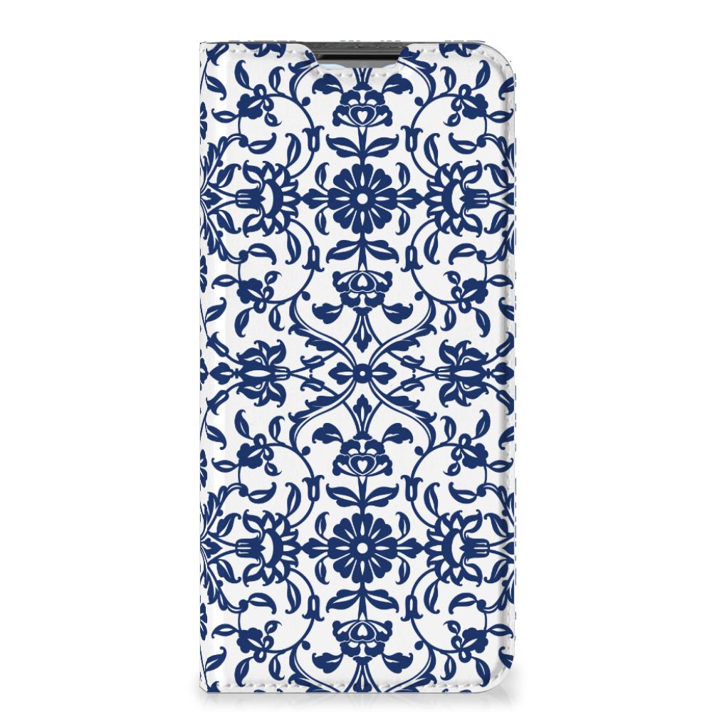 OPPO A54s | A16 | A16s Smart Cover Flower Blue