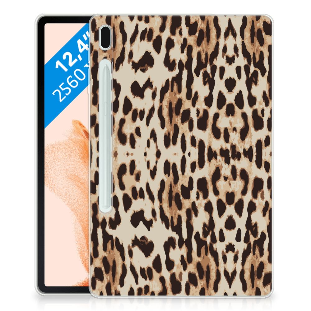 Samsung Galaxy Tab S7FE Back Case Leopard - B2C Telecom