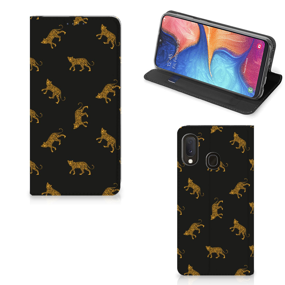 Hoesje maken voor Samsung Galaxy A20e Leopards - B2C Telecom