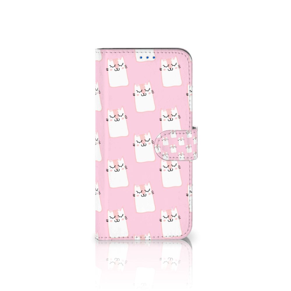 OPPO Reno6 5G Telefoonhoesje met Pasjes Sleeping Cats