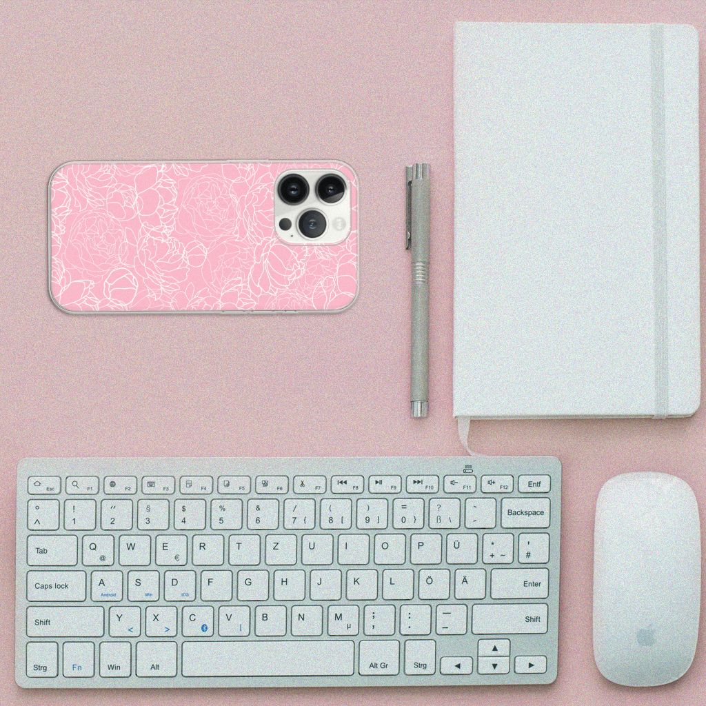 iPhone 13 Pro Max TPU Case White Flowers B2C Telecom