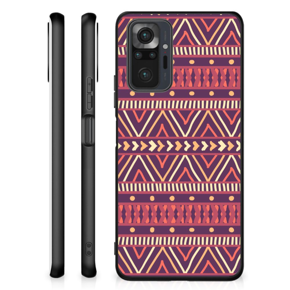 Xiaomi Redmi Note 10 Pro Back Case Aztec Paars B2C Telecom