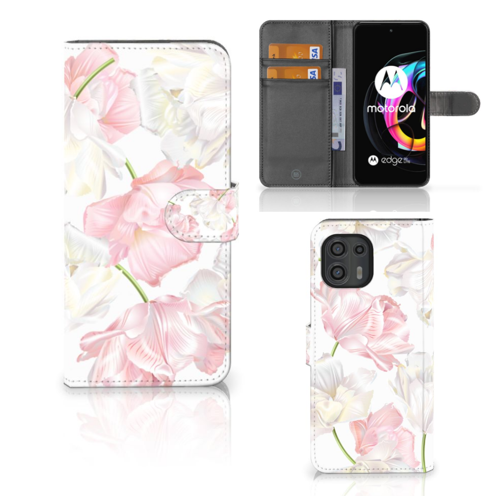 Motorola Edge 20 Lite Hoesje Lovely Flowers