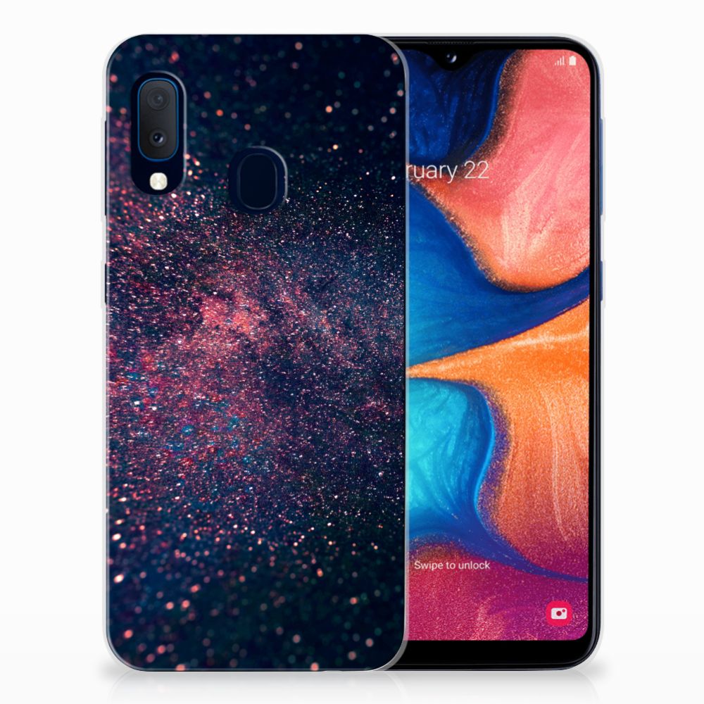 Samsung Galaxy A20e TPU Hoesje Stars