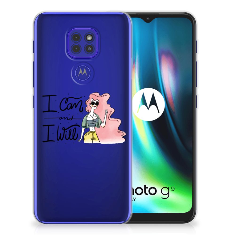 Motorola Moto G9 Play | E7 Plus Telefoonhoesje met Naam i Can B2C Telecom