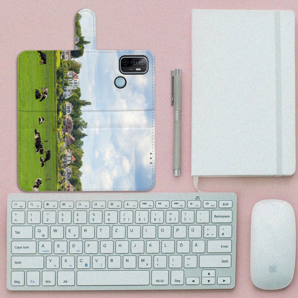 OPPO A53 | OPPO A53s Telefoonhoesje met Pasjes Koeien