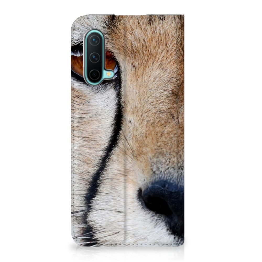 OnePlus Nord CE 5G Hoesje maken Cheetah close-up van jachtluipaard met gepersonaliseerde print