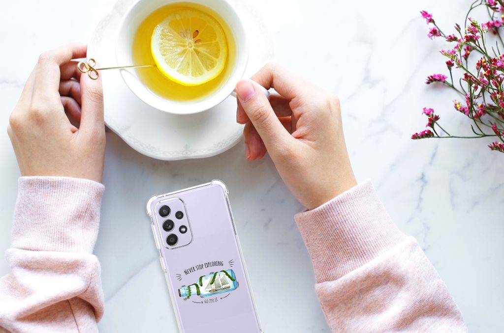 Samsung Galaxy A33 Stevig Bumper Hoesje Boho Bottle B2C Telecom