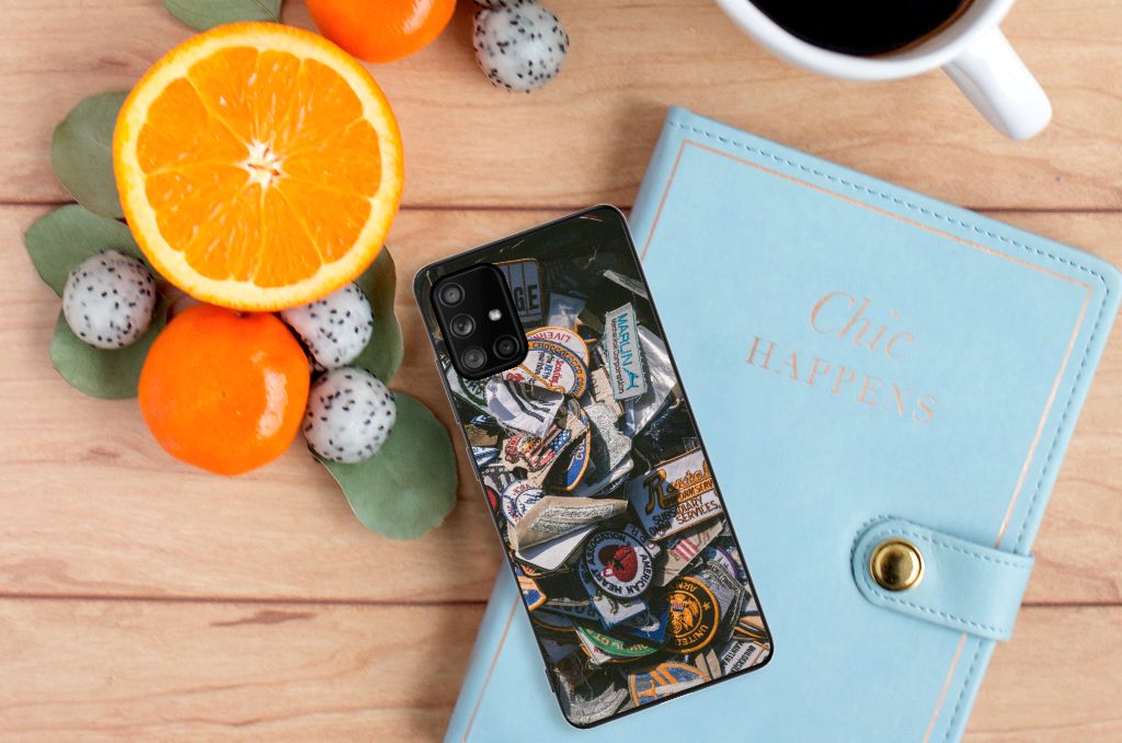 Samsung Galaxy A71 Silicone Back Case Badges B2C Telecom