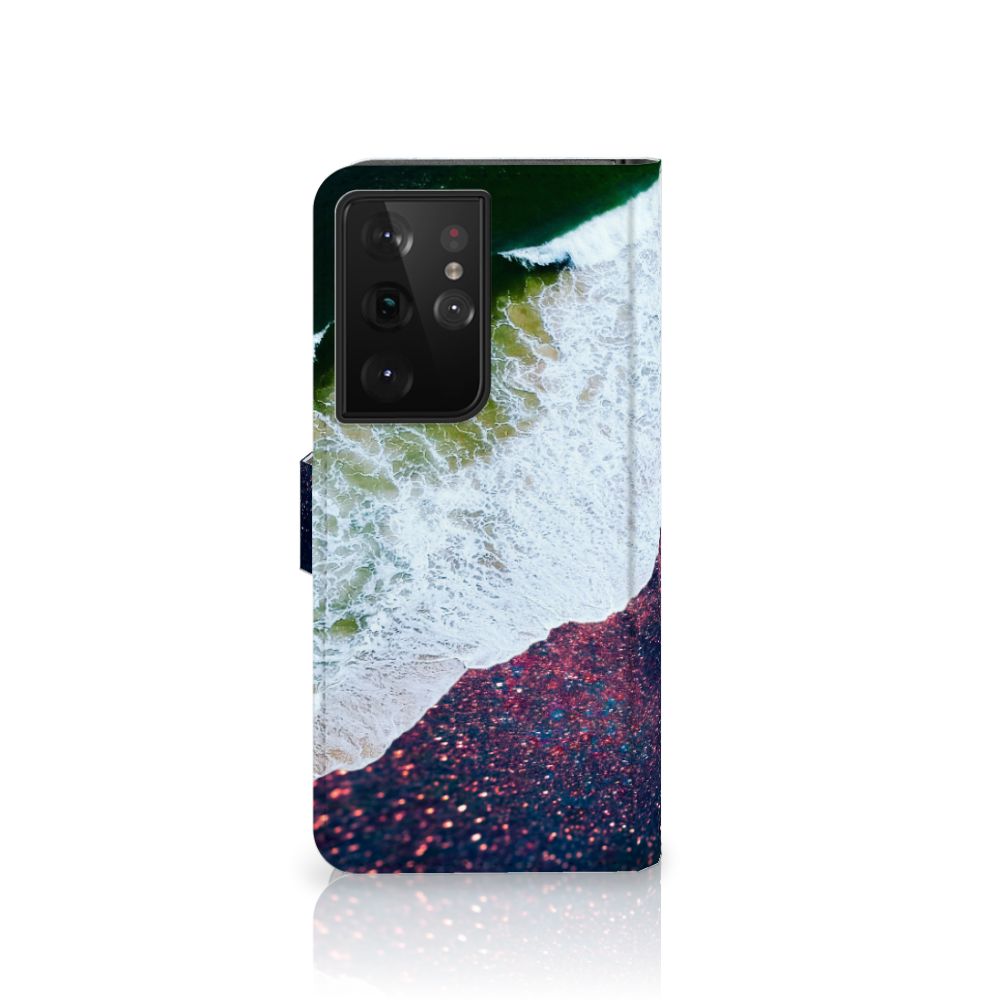 Samsung Galaxy S21 Ultra Book Case Sea in Space